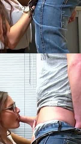 Hot and sexy brunette loves anal fuck inside the office with big cock
