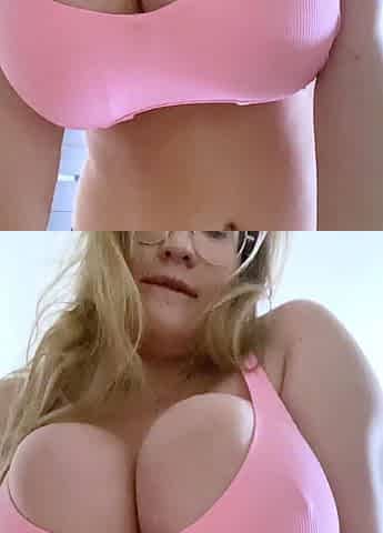 Amateur blond girl with big boobs getting fucked