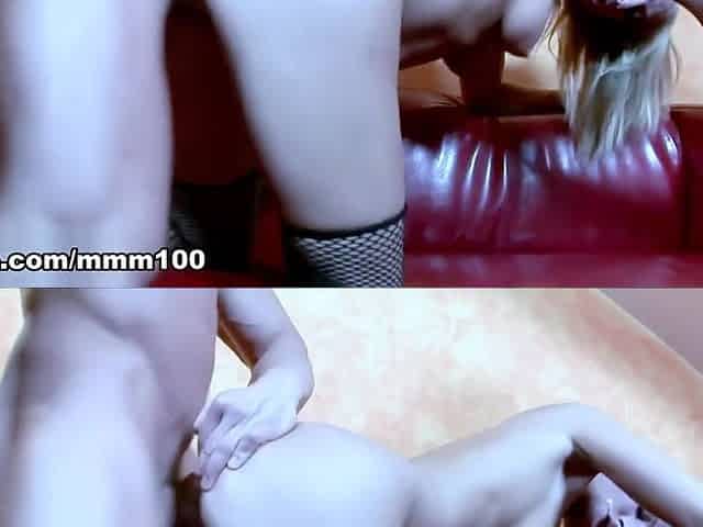 Dionne Darling Blonde Milf Deflowers Virgin with Big Cock Old Young - MMM100