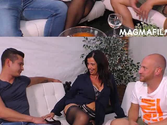 German cougar Dacada fucked by two men - Magmafilm