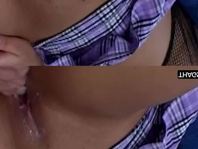 Mature MILF's Ass Stretched Wide with Dripping Cream Pie