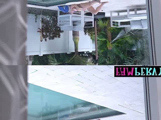 Busty Bbw Sunbathing Milf Catches And Fucks Perv Teen 18+ Step