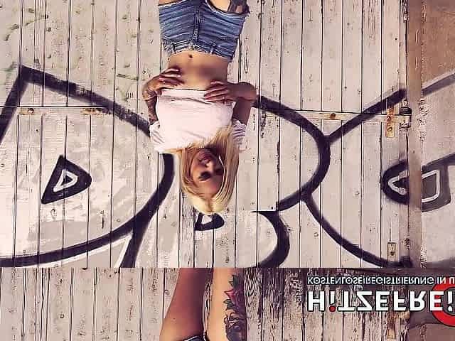 Risky Outdoor Sex with Hawt Blond Russian Teen