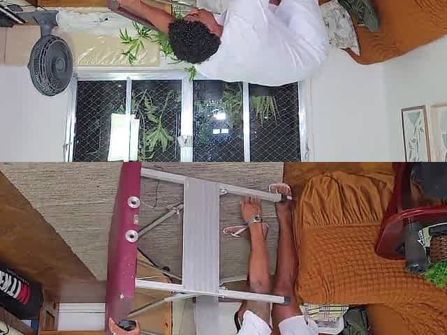 The Hawt Masseuse Wanted to Relax and Took Full Advantage of the Ebony Dude.