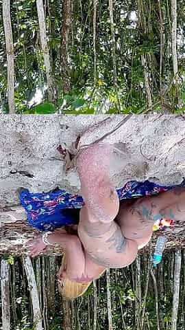 Mega Squirt on the Beach
