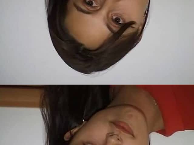 Hawt teen brunette hair is making her 1st porn episode, cuz that babe is determined to become a pornstar