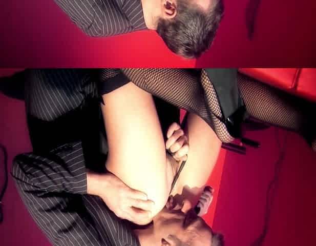 Hottest Kittens Scene-4_busty Blonde in Leather Lingerie and Kitty Mask Fucking Hard