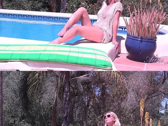 Aunt Judy's - Sexy Sexually excited mother I'd like to fuck Lynna Nilsson Gets Nasty by the Pool