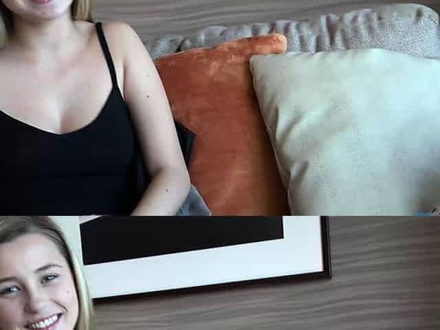 Amateur blonde teen POV sextape with hot anal fucking