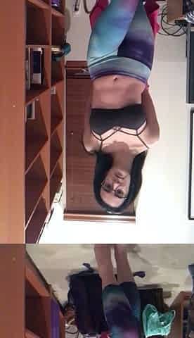 Amateur striptease and Solo masturbation