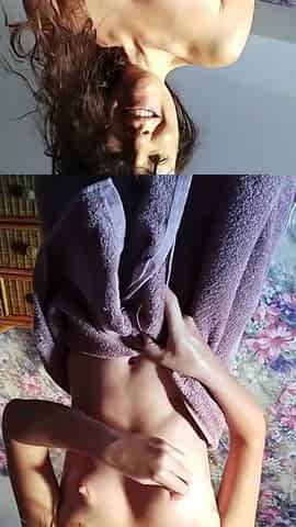 Strawberry into Pink Pussy #Gaping pussy show