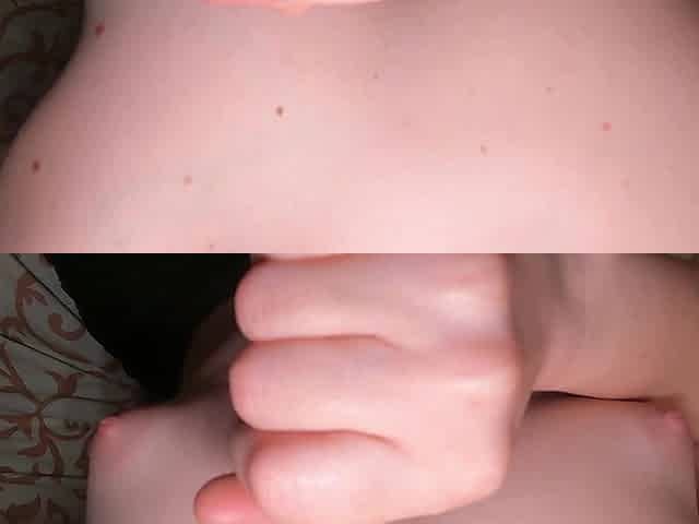 I Cum on My Stepsister's Small Tits!