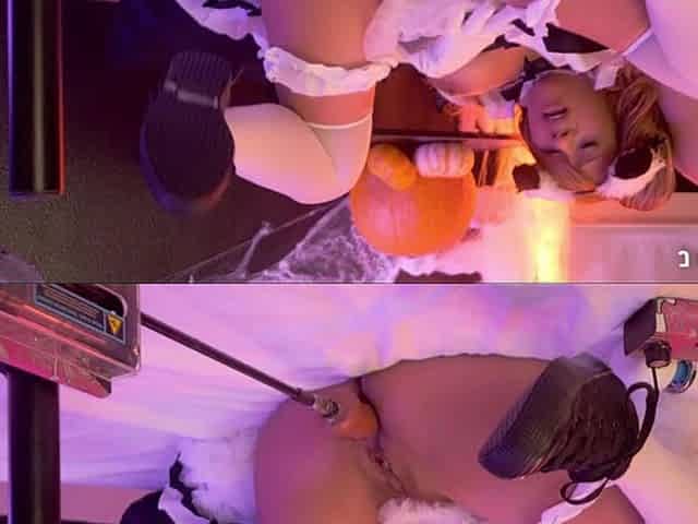 MILF with Fuck Machine