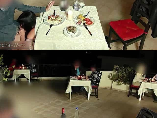 PUBLIC! EVEN IN THE RESTAURANT, BANGING IN FRONT OF THE GUESTS!