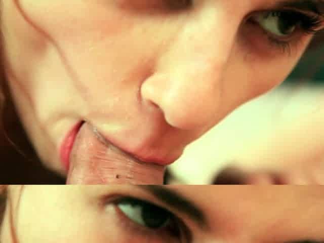 Hot amateur teen blowjob and facial HD video