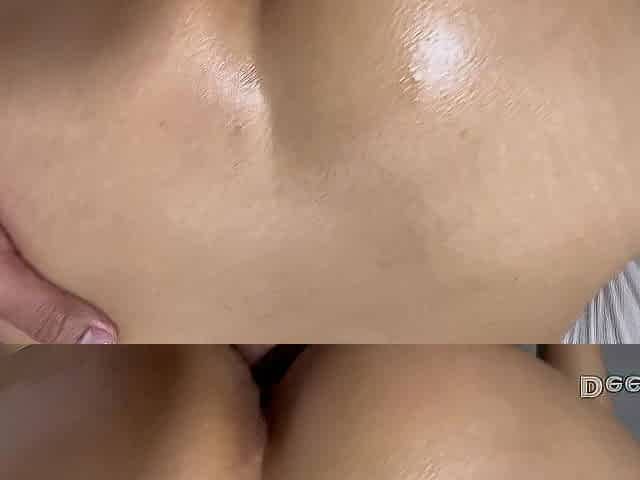 I hit her hard in doggy until I explode in her butt