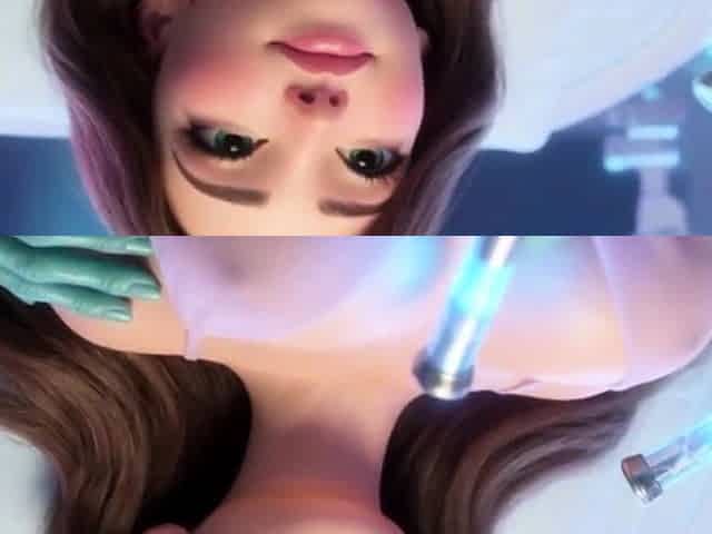 Sexy babe gets fucked by three aliens at once