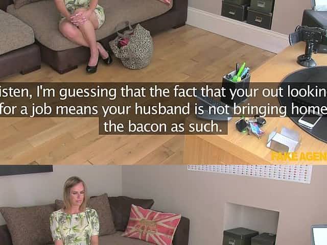 Fake Agent UK - Married mom Breaks Wedding Vows For Agent's Cum Shot 1 - John Petty