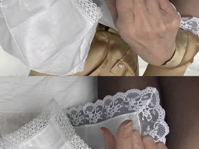Cumming Training: Cum on My White Lace Handkerchief, Lady Victoria Valente