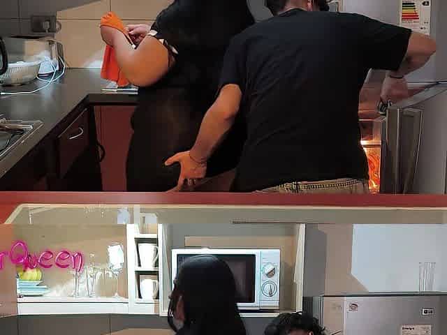 What are u doing? My spouse isn't home and my stepson is screwing me in the kitchen - My Dream 053