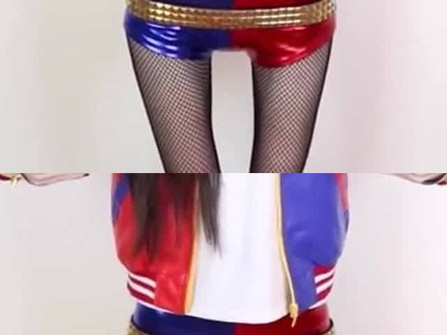 Thigh gap, skinny tiny girl