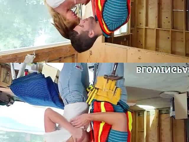 Lolly Dames And Big T In Busty Milf Tipping Handyman With Blowjob