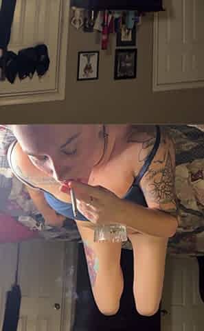 Sensual Smoking Fetish Masturbation