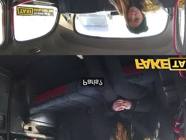 Fake Taxi Small French chick likes large czech knob in her constricted soaked vagina