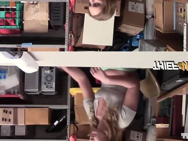 Mall Cop Subdues Hot Criminal Into Blowing On His