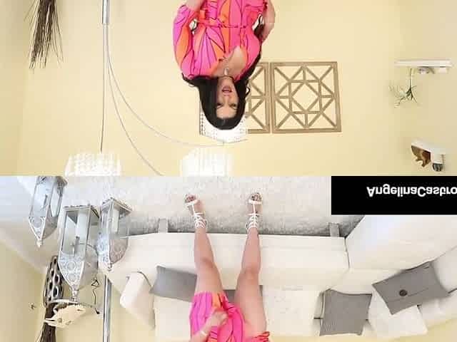 Big Cock Stuffer Angelina Castro Strap on Stuffs Cristi Ann
