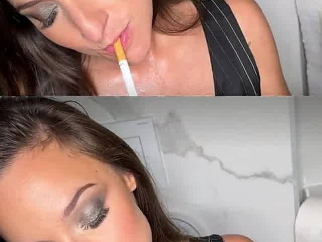 Amirah Adara smokin' and banging her vagina