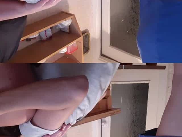 We bang in the kitchen behind our maid's back