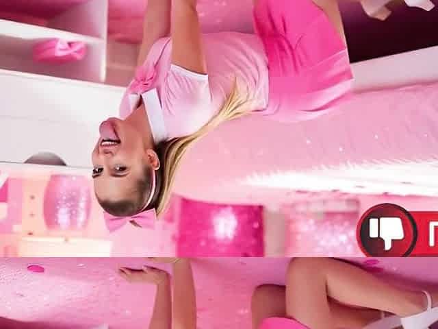 Youthful gal gets a wonderful milk bathroom (AI)