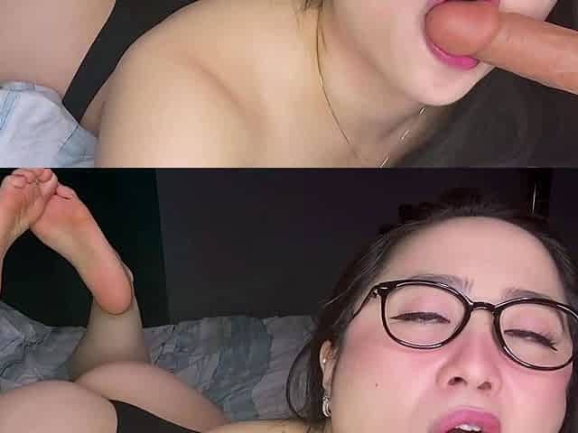 Independent Teen brunette girl toying pussy outdoor