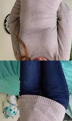 Amateur striptease and Solo masturbation