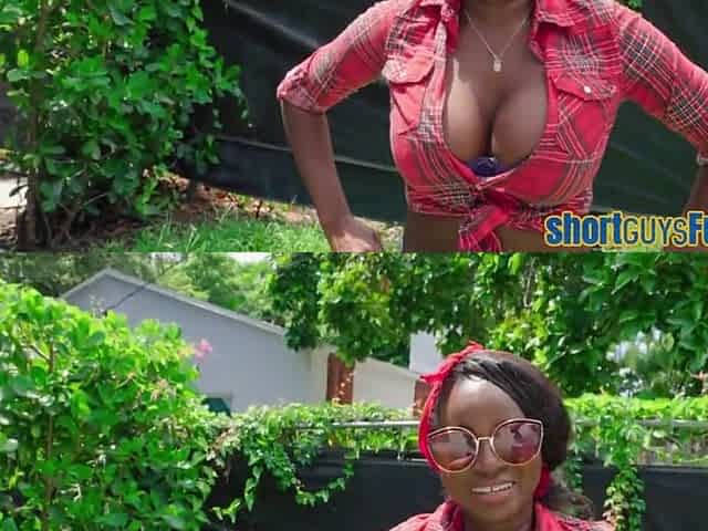 Shorty worker banging nympho ebony MILF in doggystyle