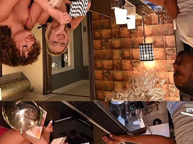 2 Hawt Promiscuous Ladies Close the Night with BBC Bartender