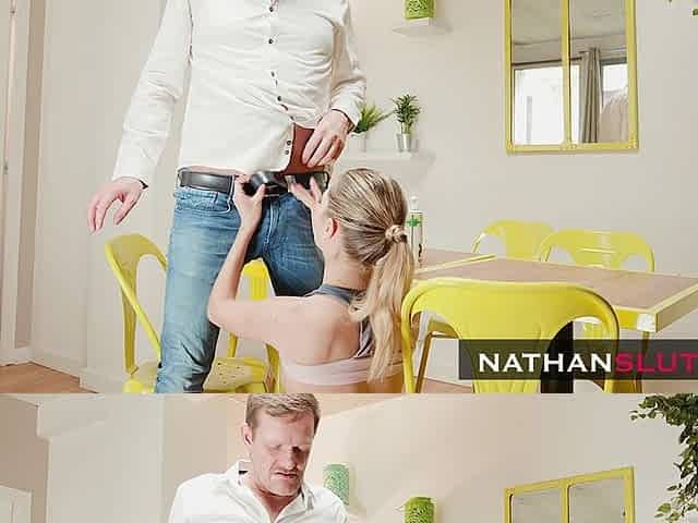 Anal Pounding on Rebecca's Tight Butthole by Stepdad Yannick Shaft's Massive Cock