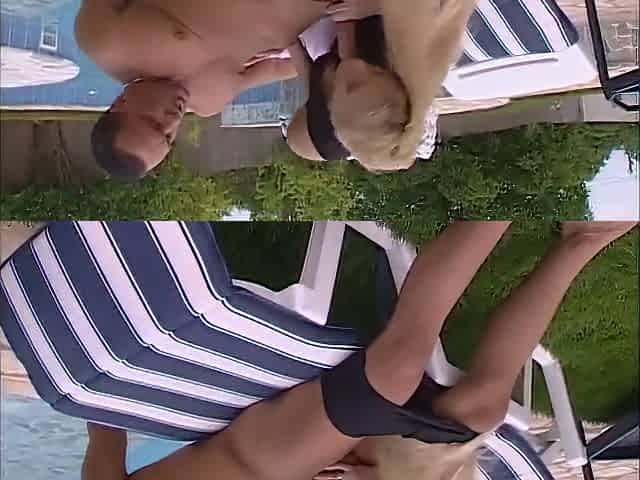 Hot Blonde Gets Ass Fucked At The Swimming Pool - Elinor Gasset