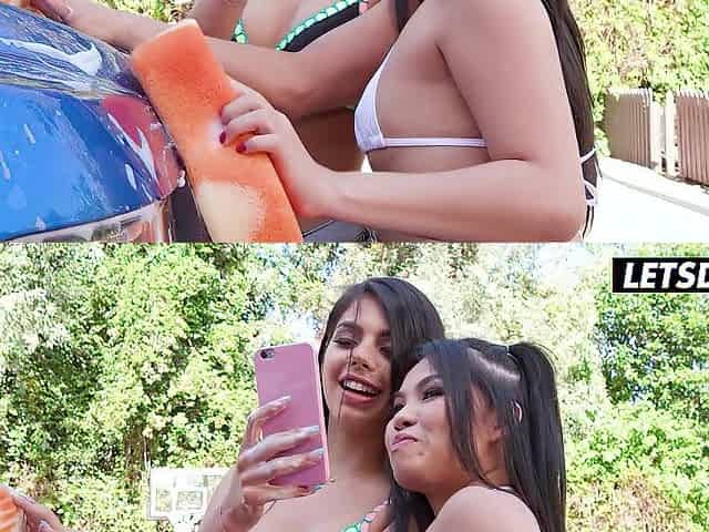 Insane Gals Get Drilled Unfathomable by Their Rich Neighbour - SCAM GALS