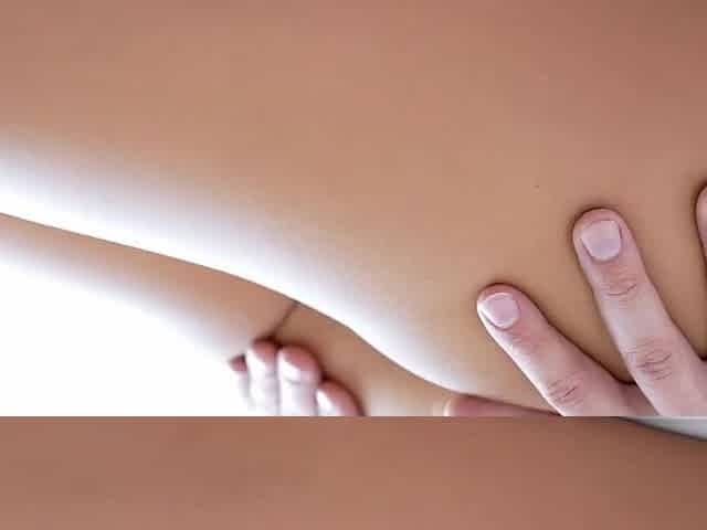 Oiled up skinny beauty Ricki Rose is ready for a big-dick massage
