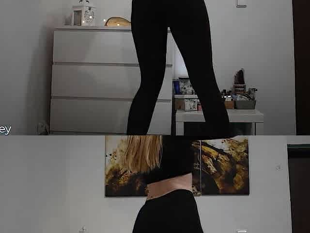 Undress Tease in Leggins Coz I Wanna Show U My Vagina ???? - Miley Grey