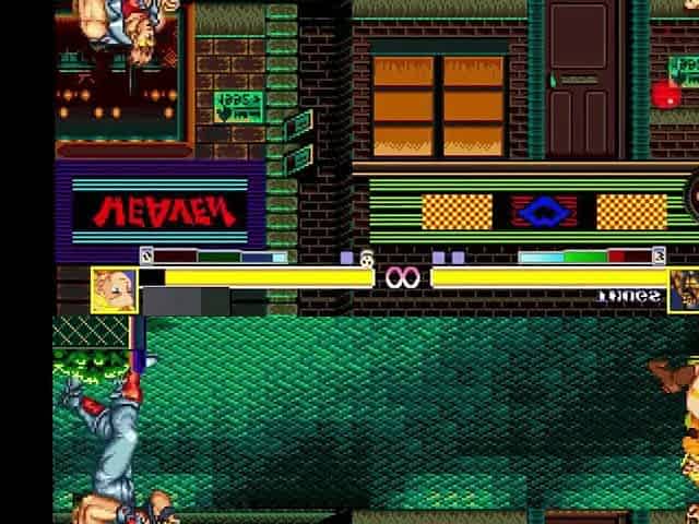 Sexy blond in swimsuit has sex with many dudes in erotic manga gameplay