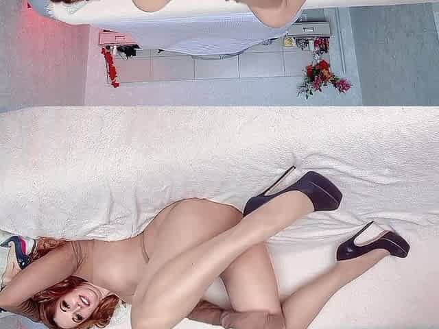 Nylon Goddess with Long Legs