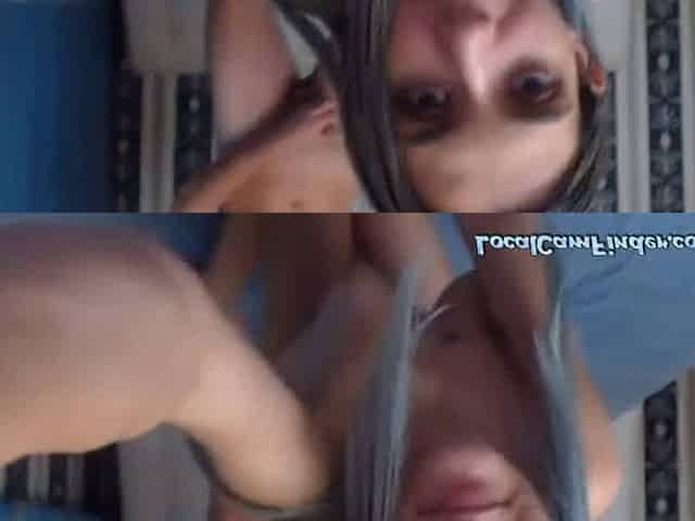 Slim Amateur Babe Blows Hard Cock on Webcam