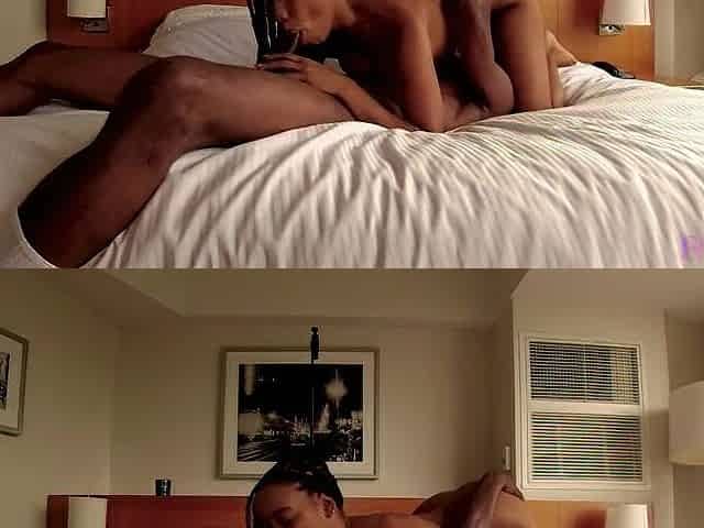 Jenna Foxx Smiles After Banging & Blowing Ray Ebony Pulsating Ramrod!