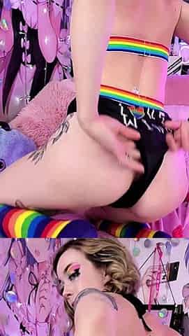 Blonde teen slavegirl Chaos tit tormented to tears