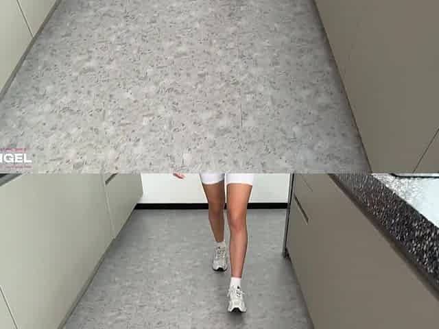 After a Workout the Fitness Chick gets the Consummate Protein from Jizz -