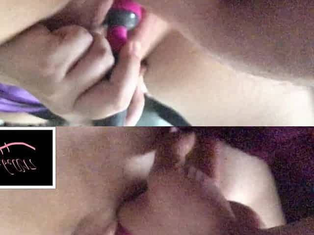 Xenabell17 stretching her snatch by fisting and vibing her love button to an climax