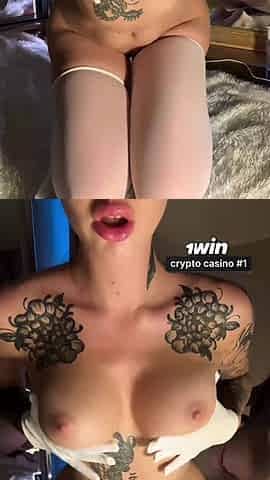 Tattooed stunner humps fake penis for an assfuck orgasm, gets decorated with Lovense - XXX!